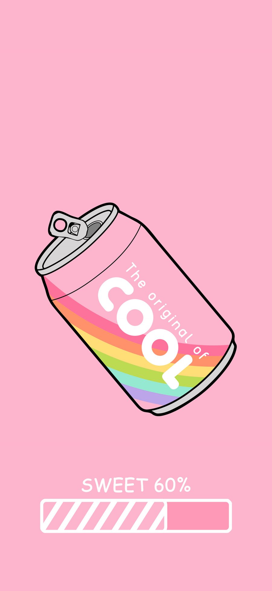 [2436×1125]饮料 粉色 易拉罐 cool 甜 苹果手机动漫壁纸图片