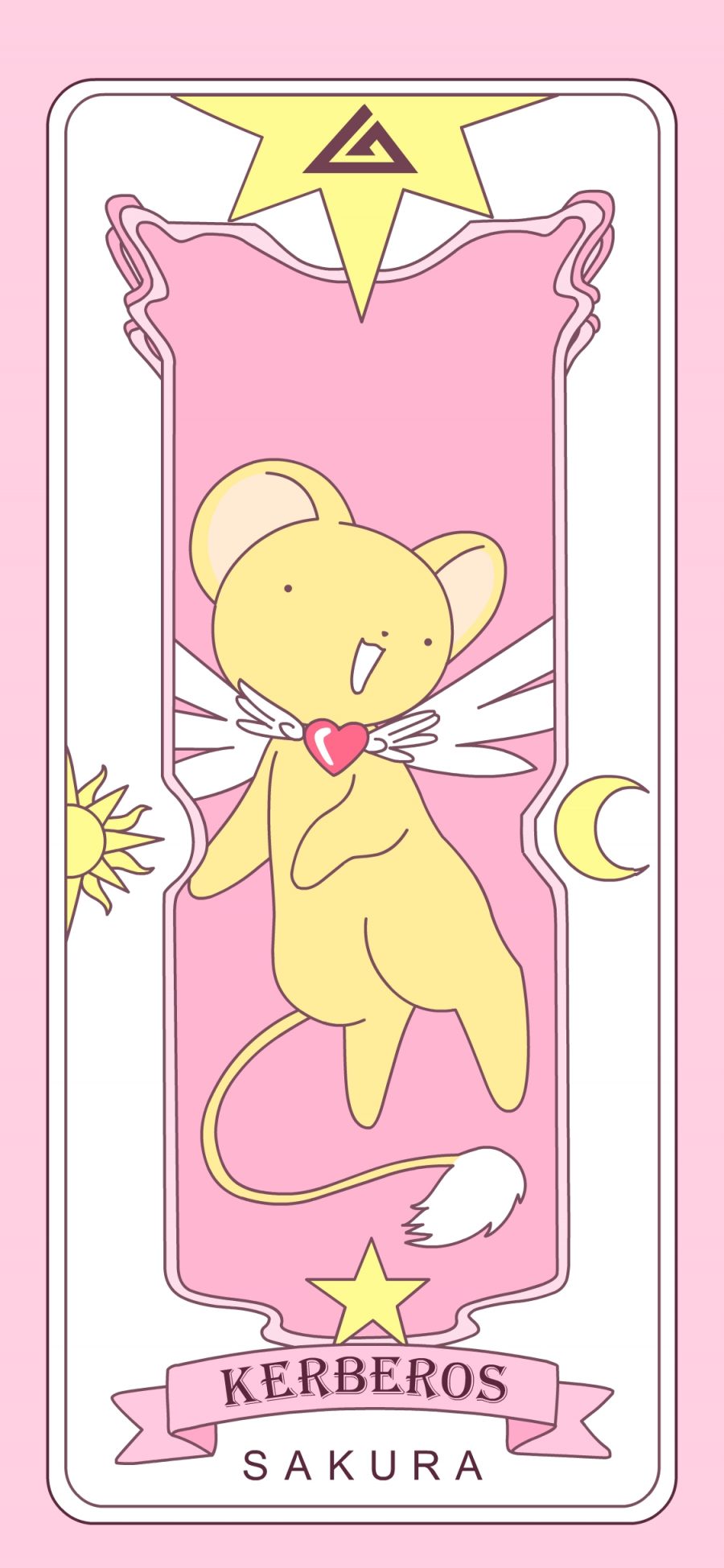 [2436×1125]魔法卡 粉色 百变小樱 小可 魔卡少女樱 苹果手机动漫壁纸图片