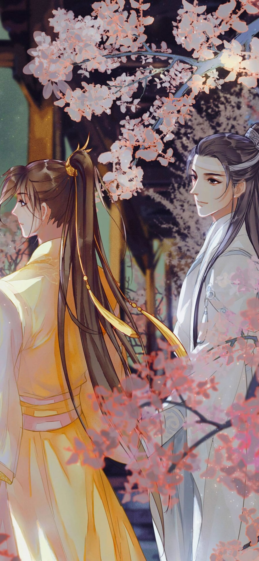 [2436×1125]魔道祖师 墨香铜臭 古风 男子 苹果手机动漫壁纸图片