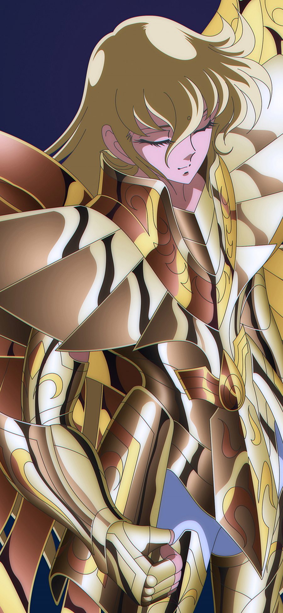 [2436×1125]黄金圣斗士 圣斗士星矢 日本 漫画 沙加 处女座 苹果手机动漫壁纸图片