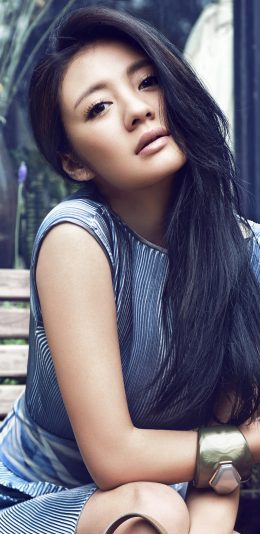 [2436x1125]安以轩 台湾 明星 演员 艺人 苹果手机美女壁纸图片