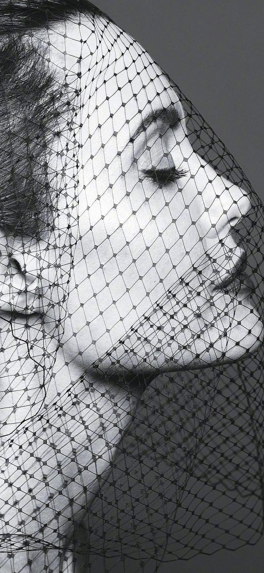 [2436×1125]安吉丽娜朱莉 演员 欧美 明星 黑白 苹果手机美女壁纸图片