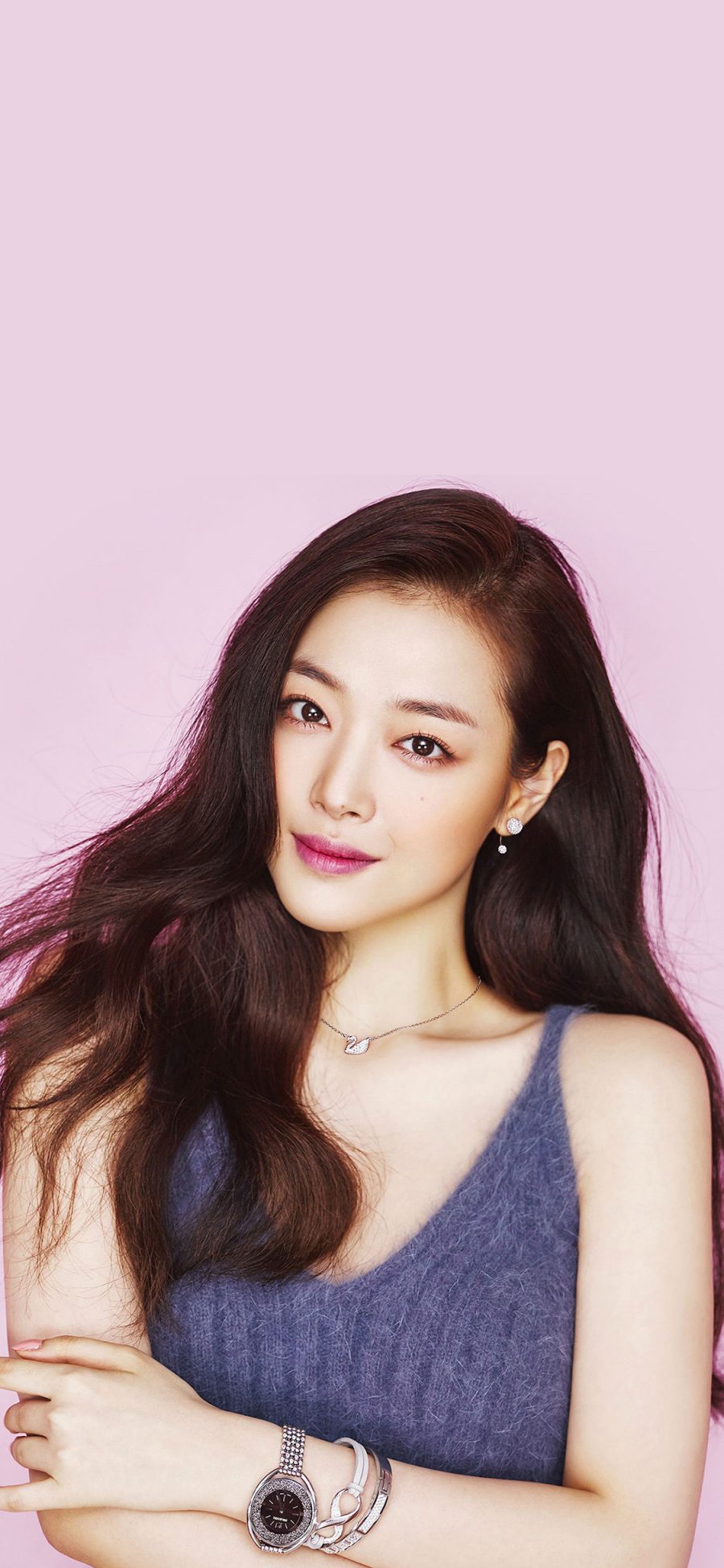 [2436×1125]崔雪莉 韩国 演员 歌手 明星 时尚 性感 苹果手机美女壁纸图片