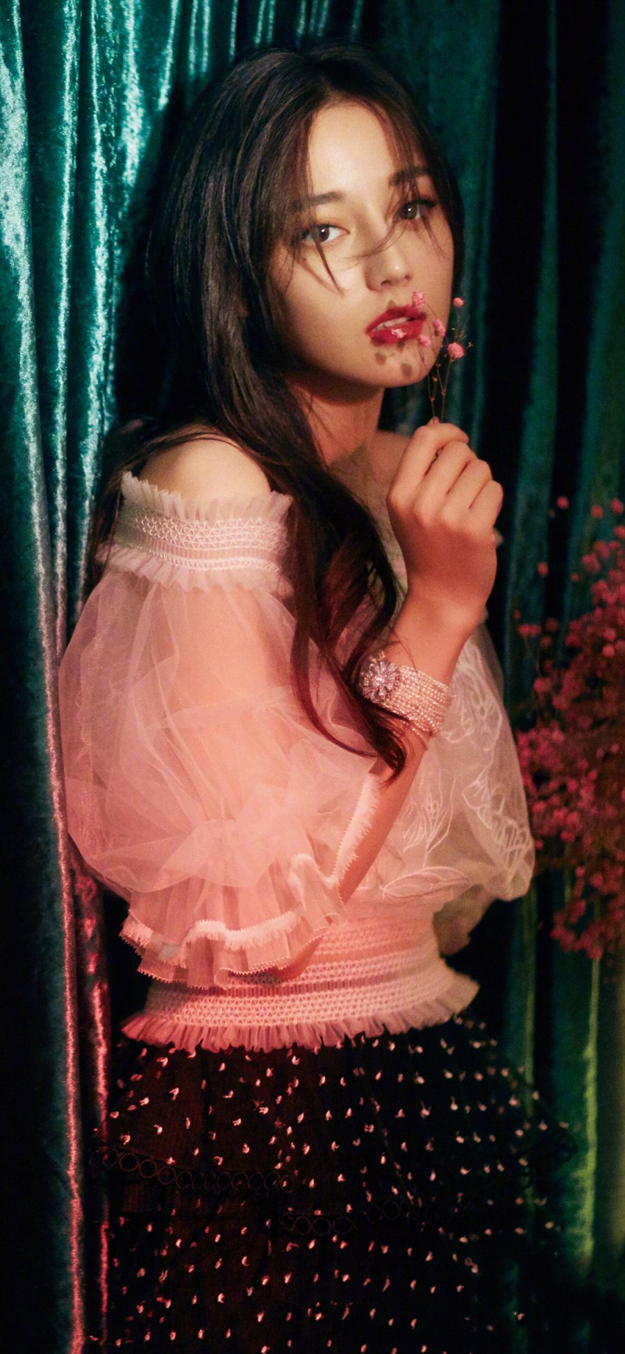 [2436×1125]迪丽热巴 演员 明星 艺人 胖迪 时尚 苹果手机美女壁纸图片