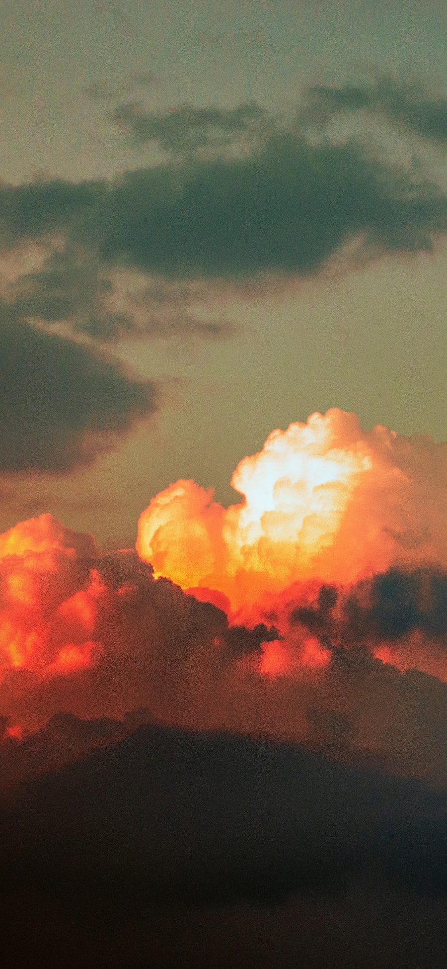 [2436×1125]云层 云彩 彩霞 夕阳 苹果手机壁纸图片