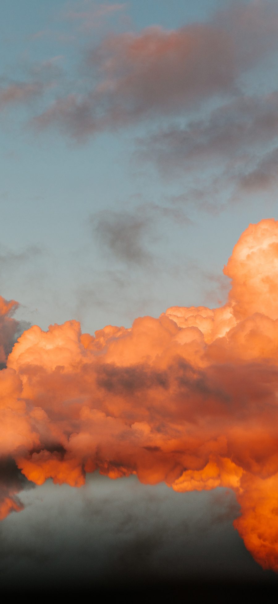 [2436×1125]云彩 彩霞 天空 云海 苹果手机壁纸图片