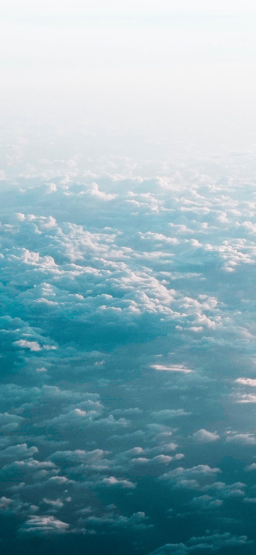 [2436×1125]云彩 高空 云层 云海 苹果手机壁纸图片