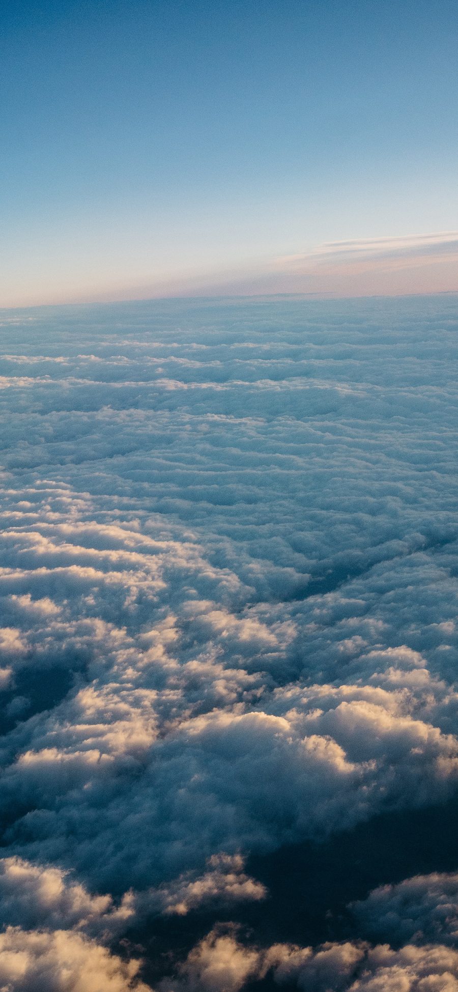 [2436×1125]云海 云层 天空 高空 苹果手机壁纸图片