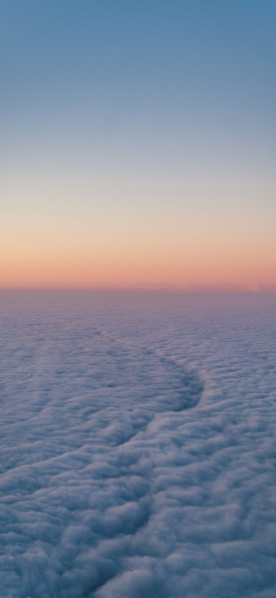 [2436×1125]云海 天空 渐变 云层 苹果手机壁纸图片