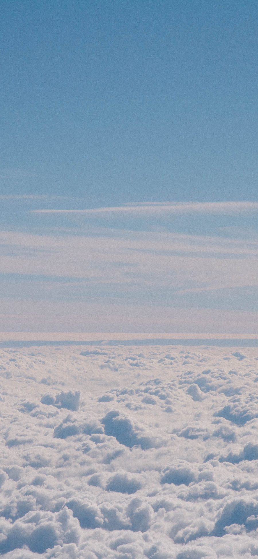 [2436×1125]云端 云层 天空 唯美 高空 苹果手机壁纸图片