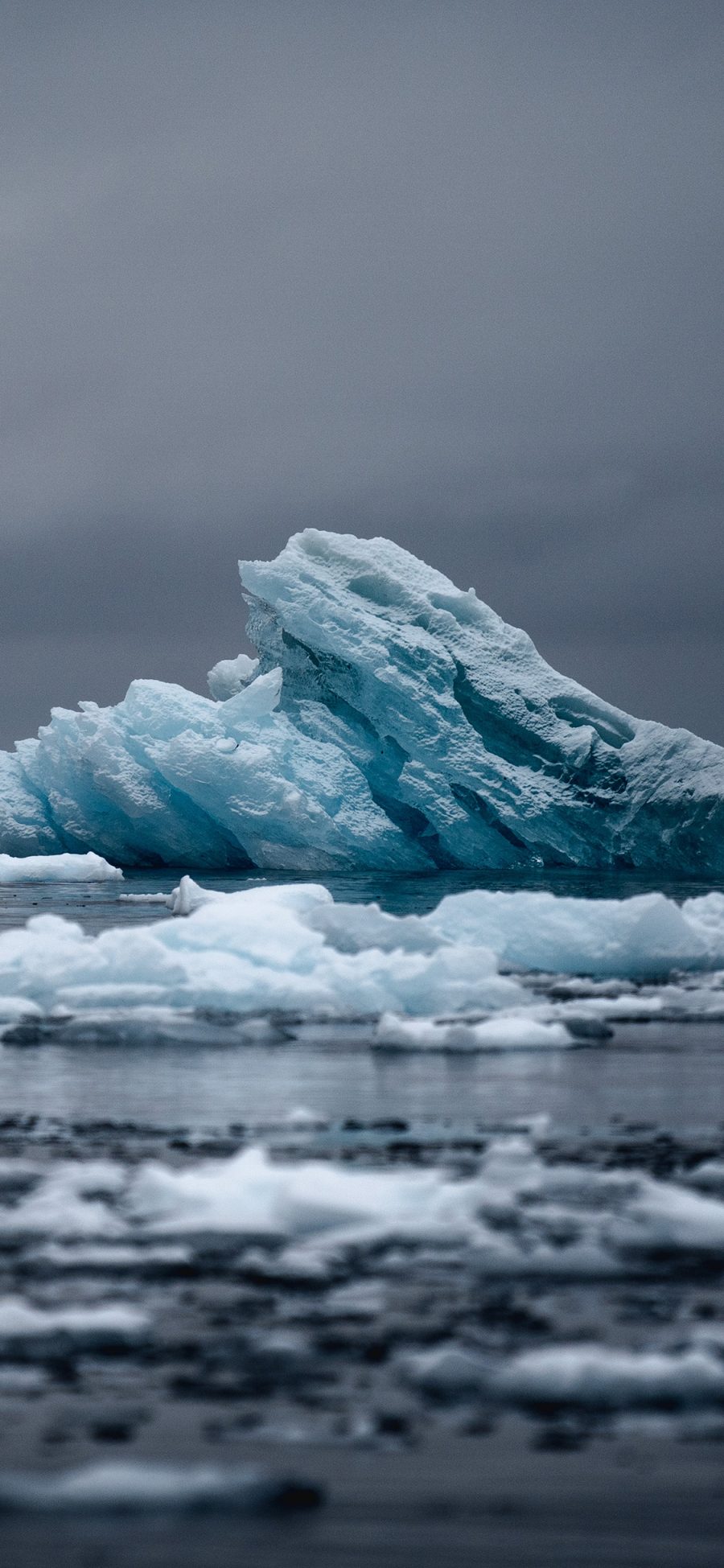 [2436×1125]南极 冰川 寒冷 结冰 苹果手机壁纸图片