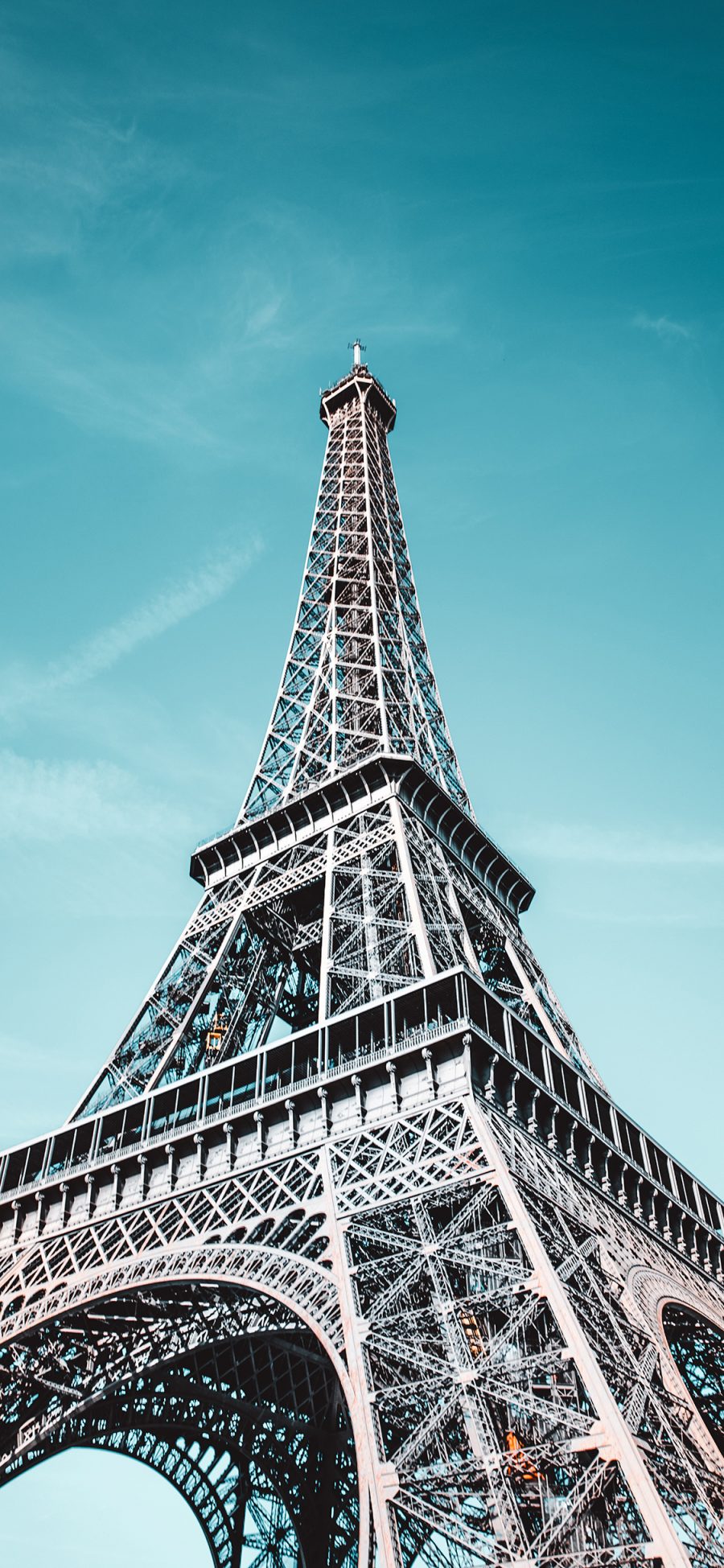 [2436×1125]埃菲尔铁塔 法国 建筑 苹果手机壁纸图片