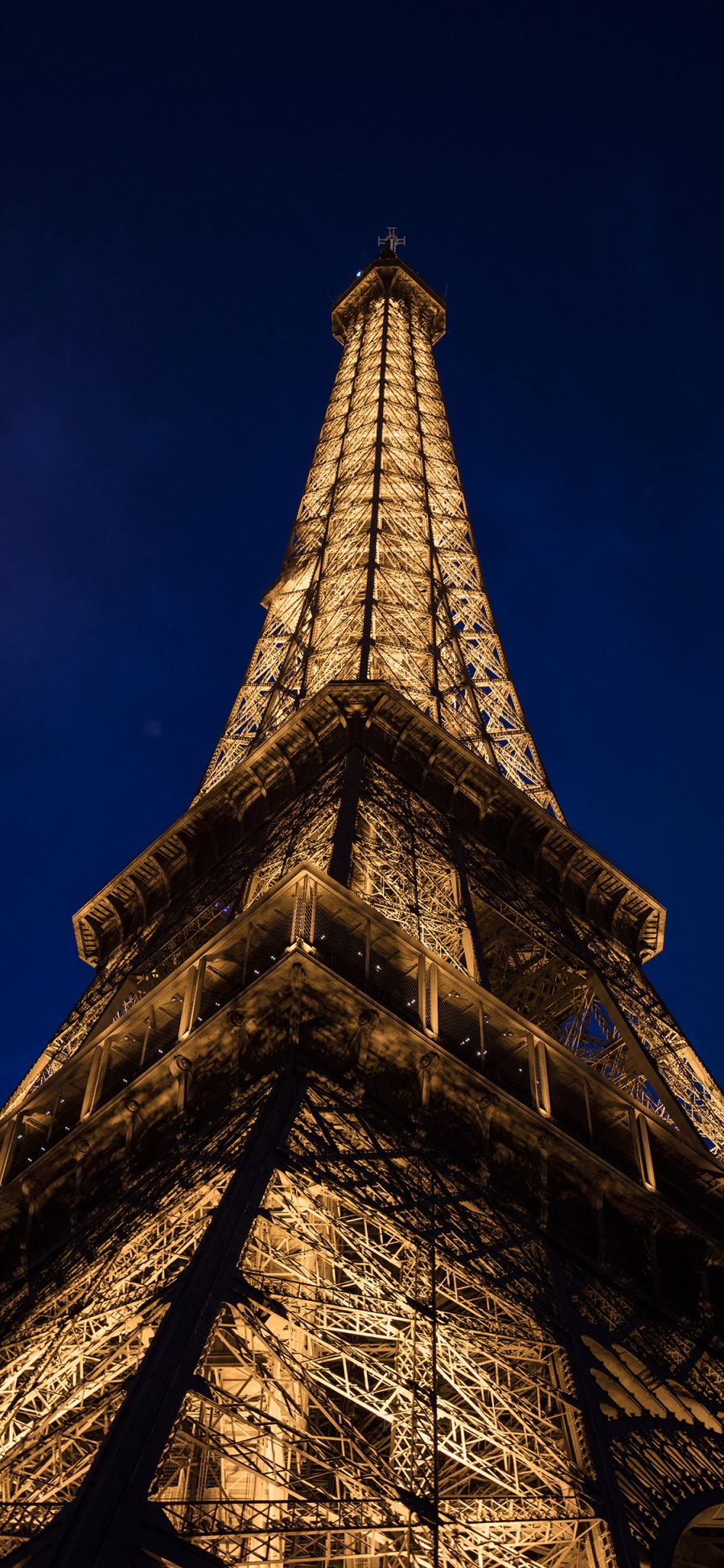 [2436×1125]埃菲尔铁塔 风景 景点 法国 苹果手机壁纸图片