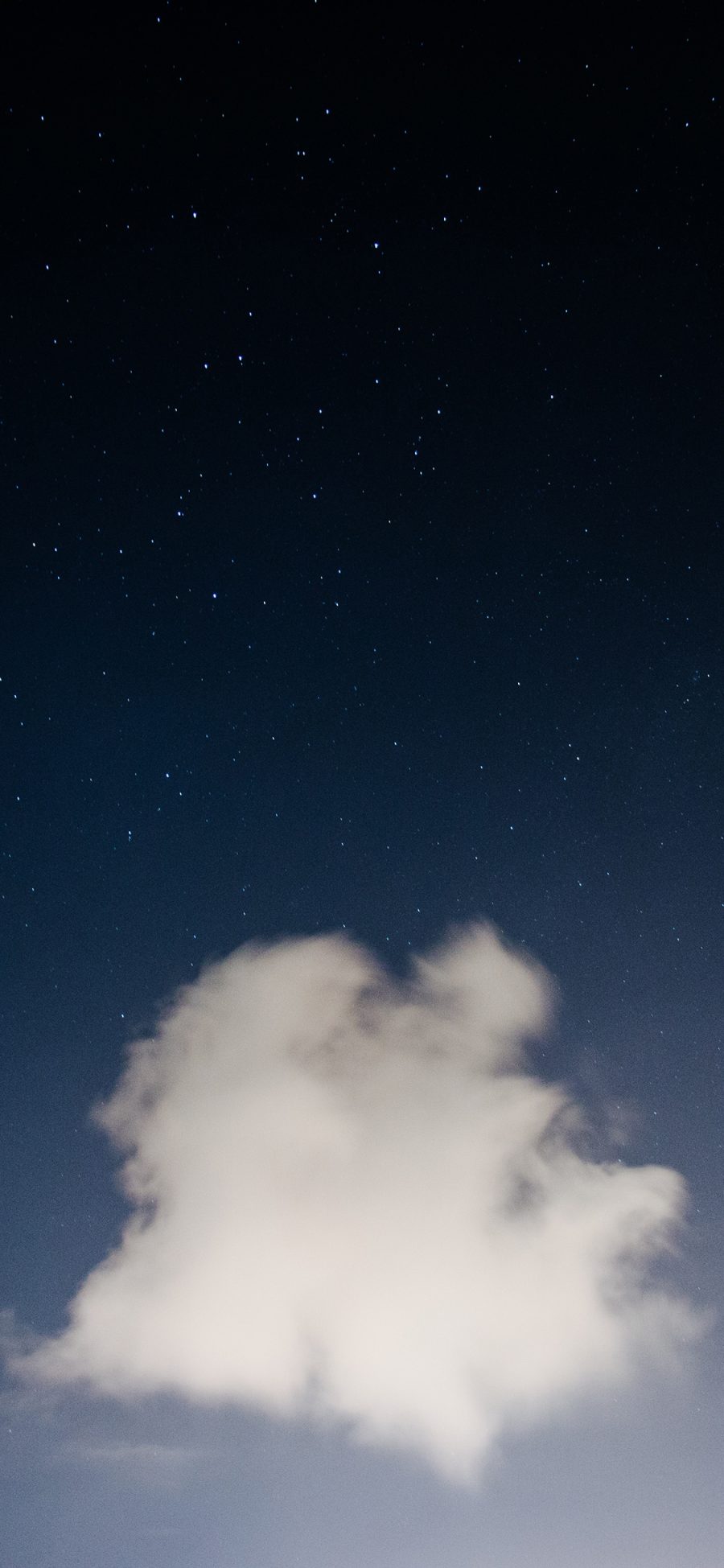 [2436×1125]夜空 星空 云朵 天空 唯美 苹果手机壁纸图片