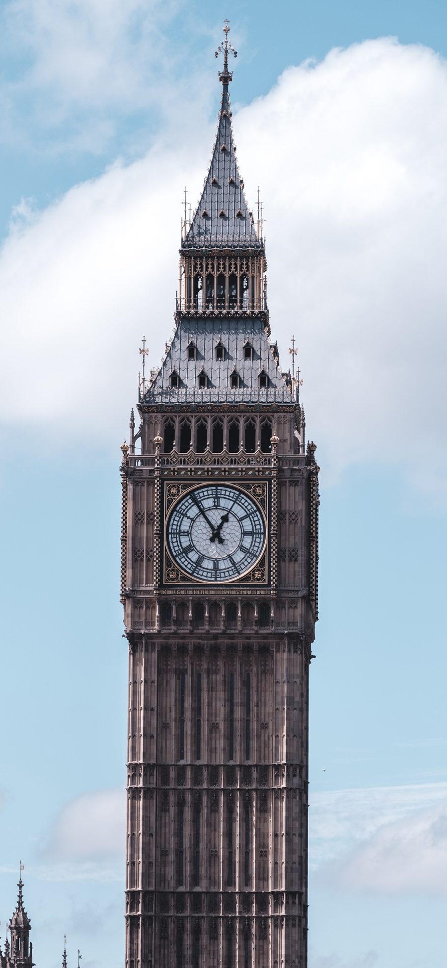 [2436×1125]大本钟 英国 时钟 建筑 城市 苹果手机壁纸图片