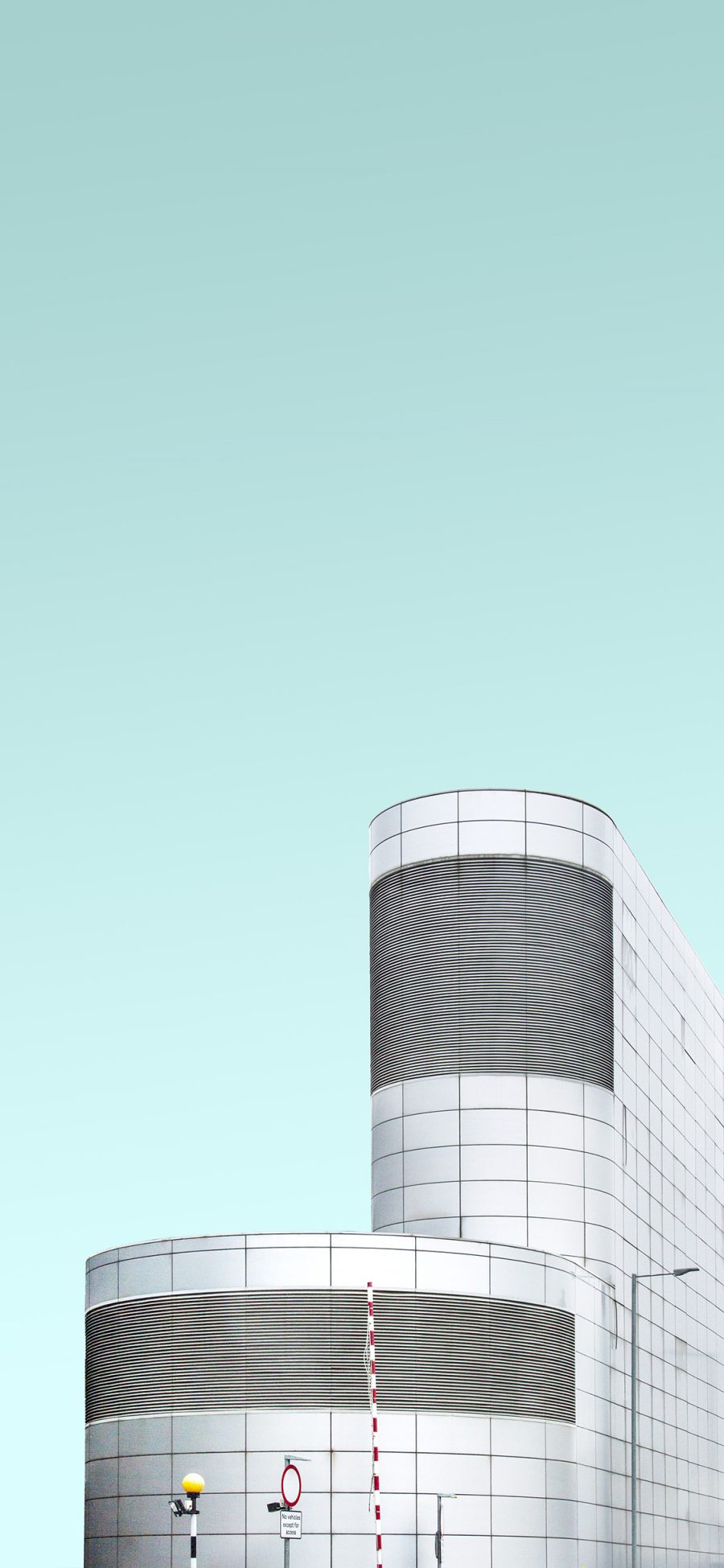 [2436×1125]大楼 天空 建筑 简约 苹果手机壁纸图片