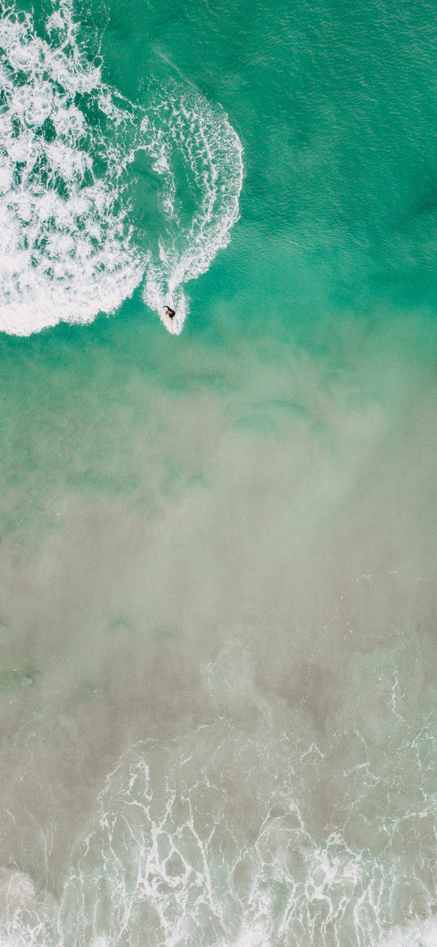 [2436×1125]大海 海浪 浪花 冲浪 苹果手机壁纸图片