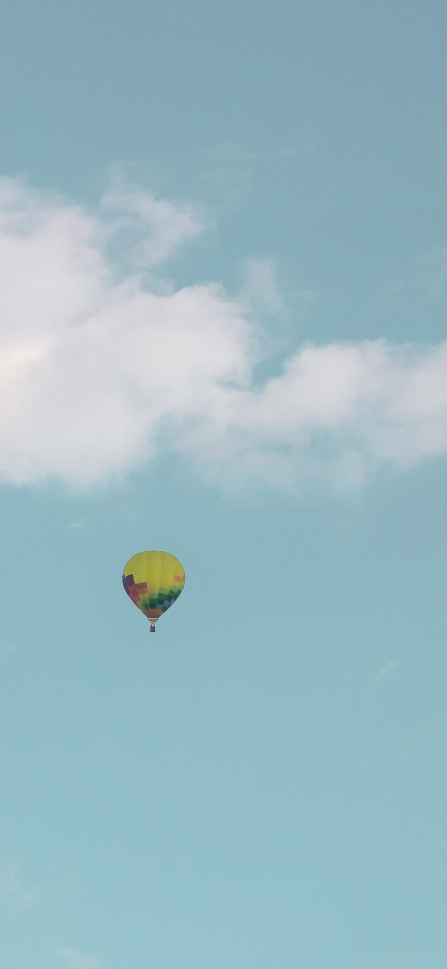 [2436×1125]天空 云彩 云层 热气球 苹果手机壁纸图片