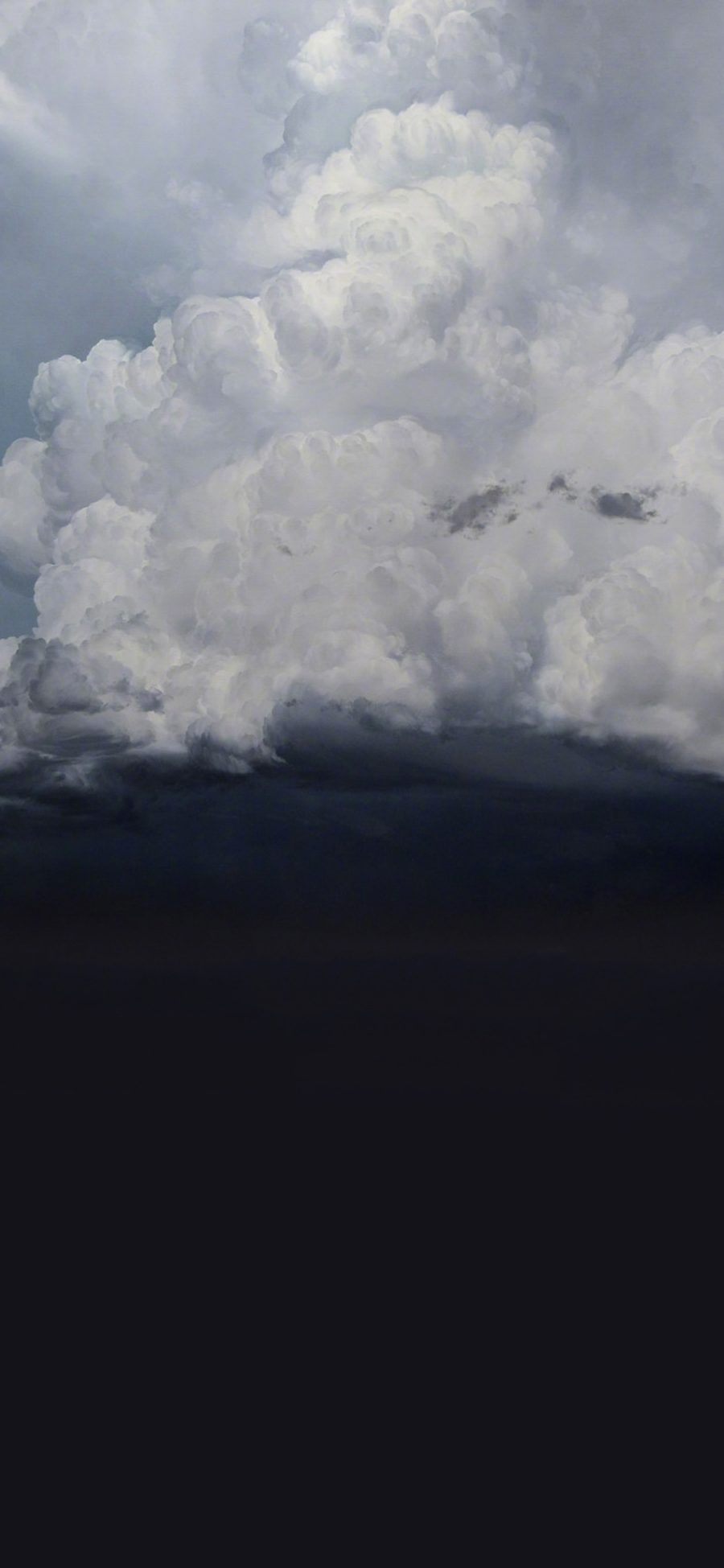 [2436×1125]天空 云朵 无语 黑暗 苹果手机壁纸图片
