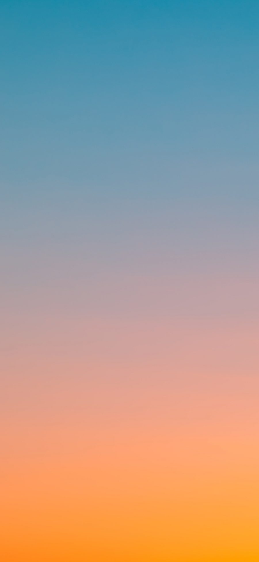 [2436×1125]天空 渐变 色彩 夕阳 苹果手机壁纸图片