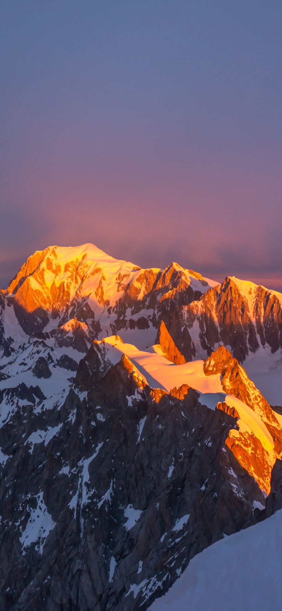 [2436×1125]山峰 美景 雪山 自然 壮观 苹果手机壁纸图片