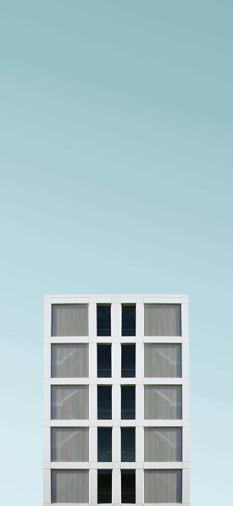[2436×1125]建筑 天空 简约 蔚蓝 苹果手机壁纸图片