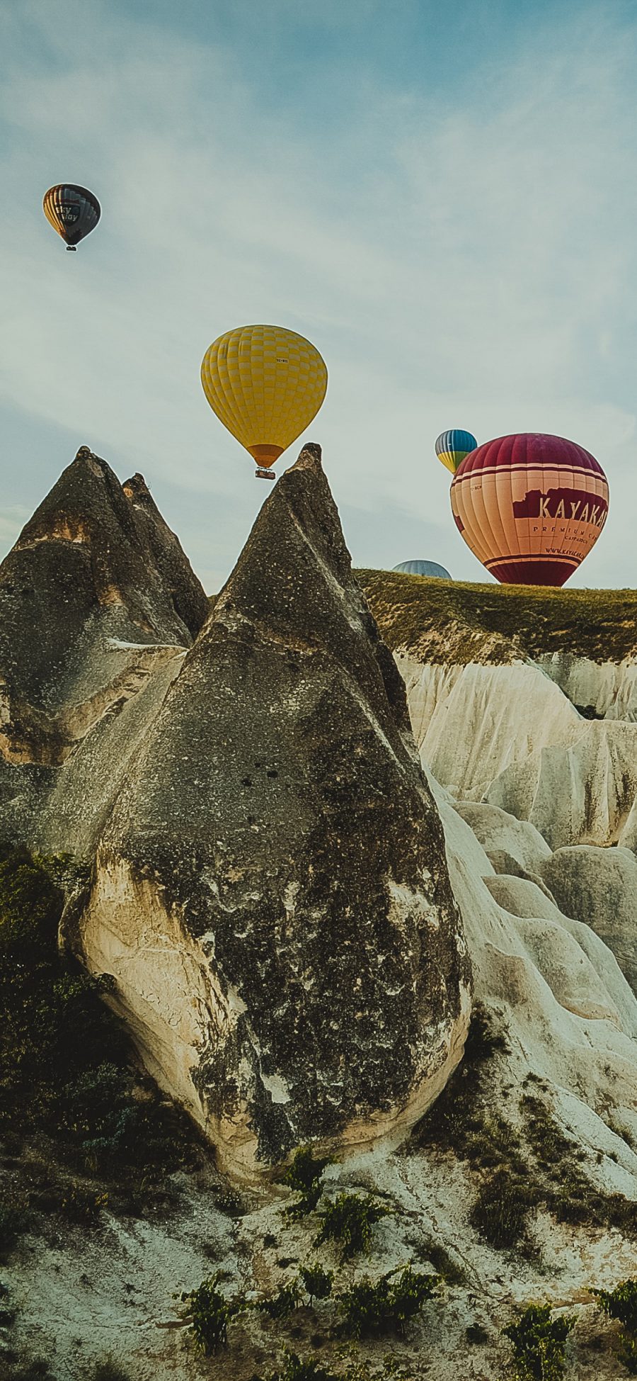 [2436×1125]异域 土耳其 热气球 景点 苹果手机壁纸图片
