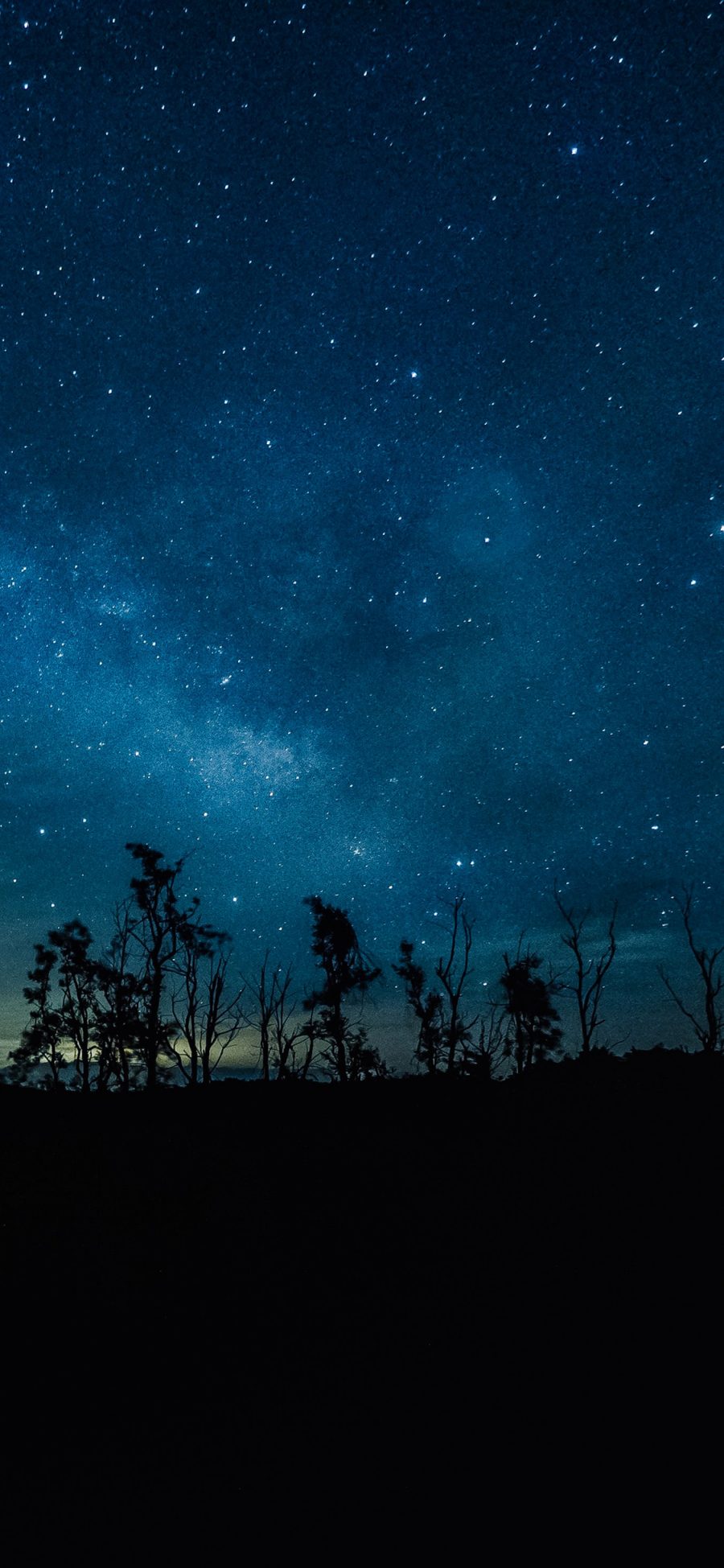 [2436×1125]星空 夜晚 夜空 天空 苹果手机壁纸图片
