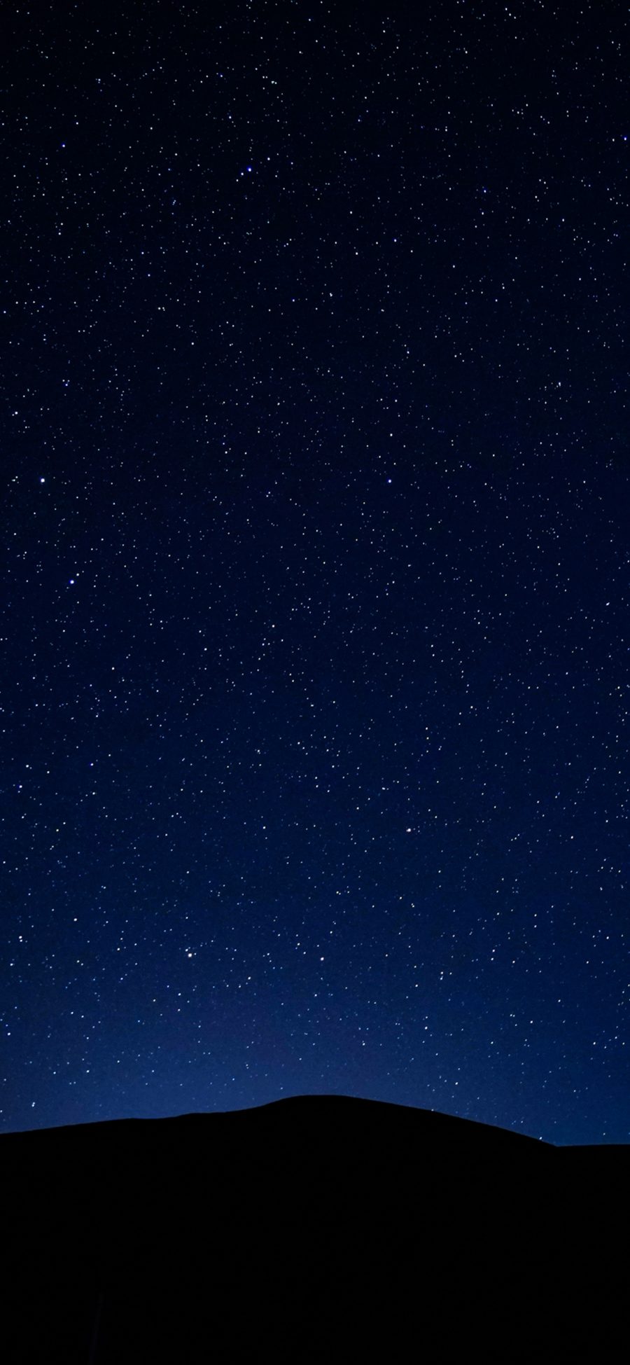 [2436×1125]星空 山 夜空 唯美 黑夜 苹果手机壁纸图片