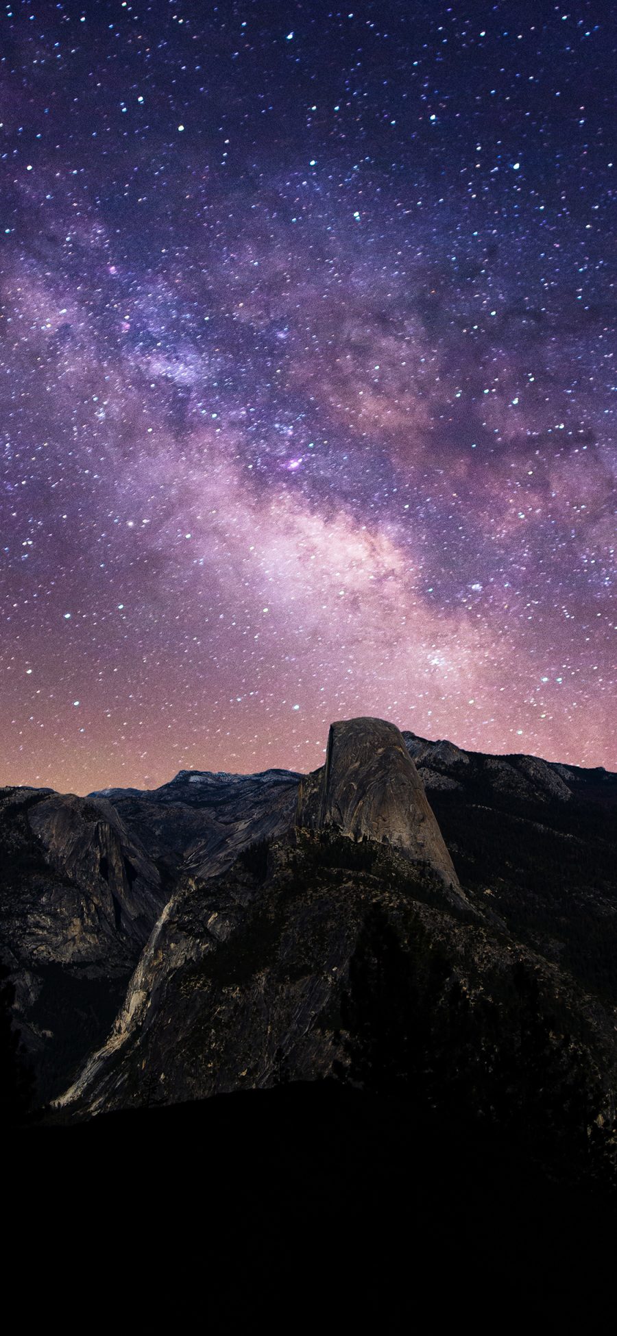 [2436×1125]星空 璀璨 星系 银河 苹果手机壁纸图片