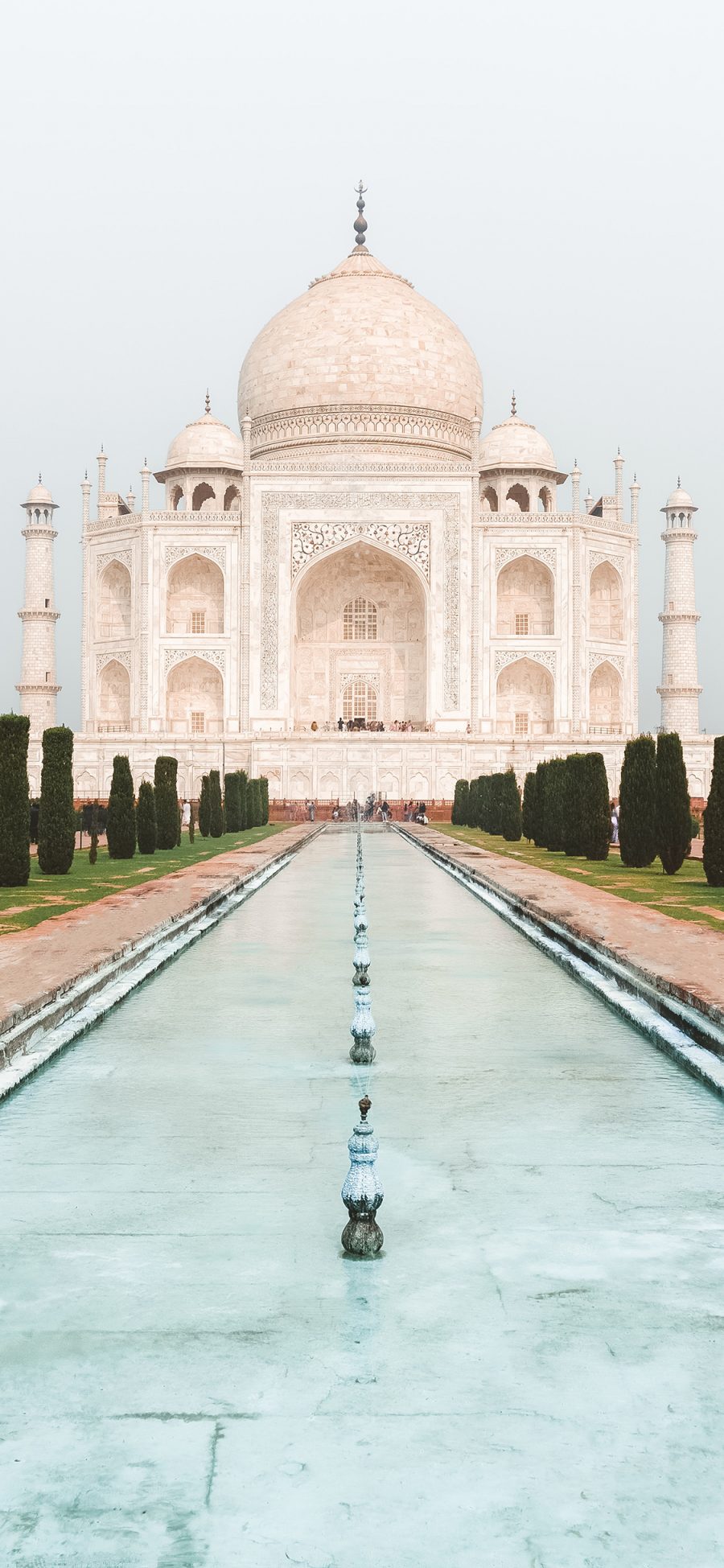 [2436×1125]景色 建筑 印度 泰姬陵 陵墓 苹果手机壁纸图片