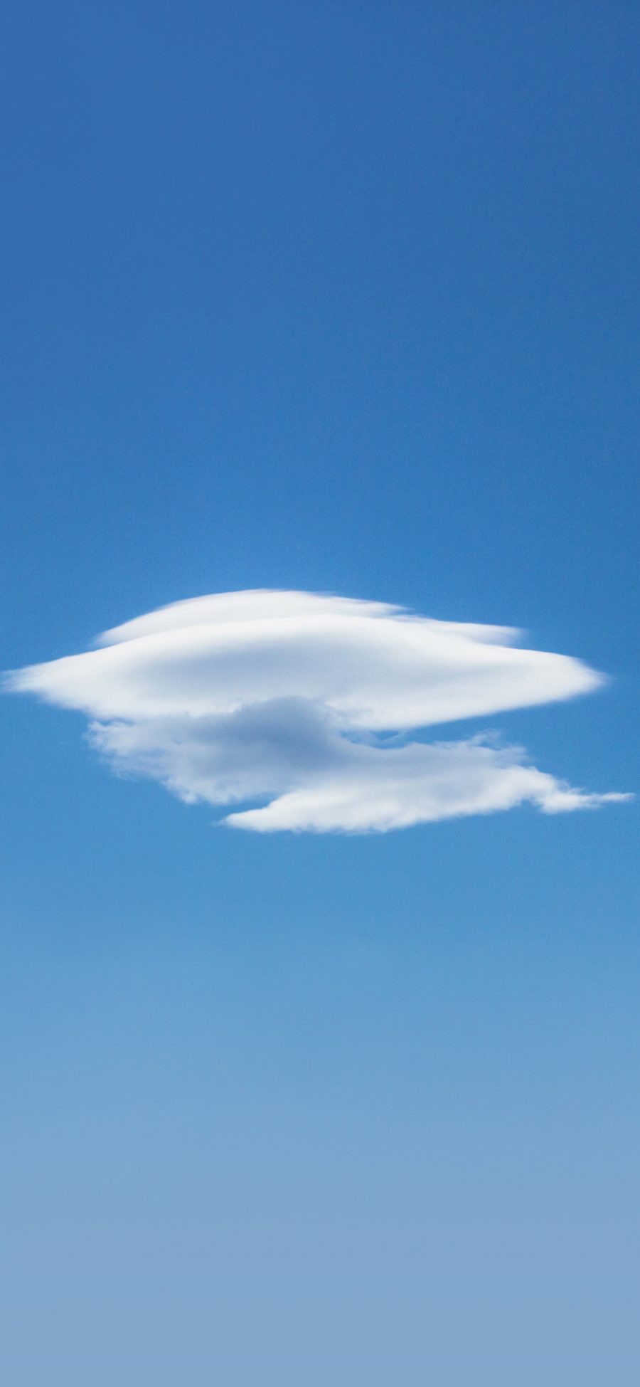 [2436×1125]景色 蔚蓝 天空 白云 云朵 苹果手机壁纸图片