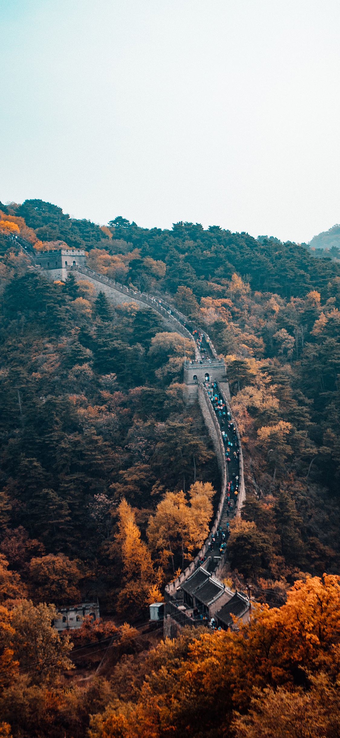 [2436×1125]景观 长城 地标 著名 苹果手机壁纸图片