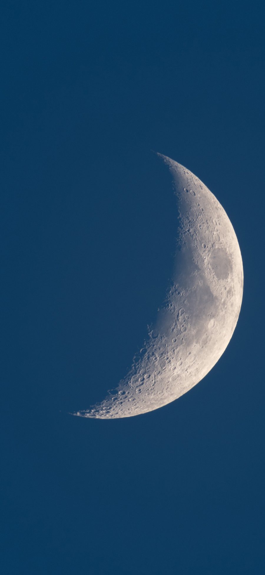 [2436×1125]月亮 景色 星球 弯月 苹果手机壁纸图片