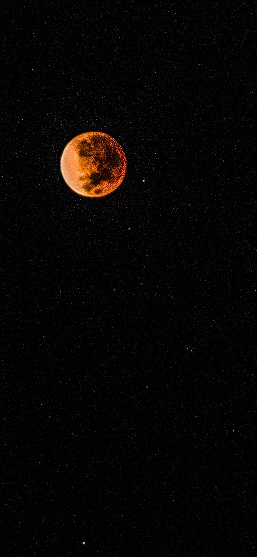 [2436×1125]月球 月亮 夜晚 璀璨 苹果手机壁纸图片