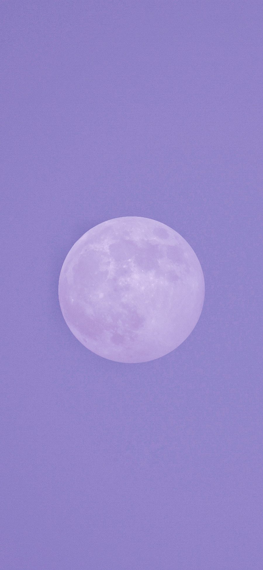 [2436×1125]月球 月亮 天空 紫色 圆 苹果手机壁纸图片