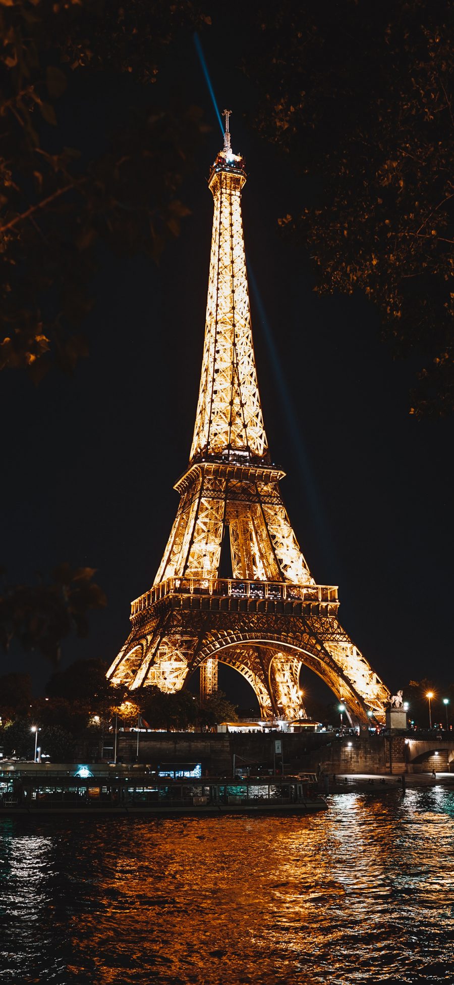 [2436×1125]法国 巴黎铁塔 景点 标志性建筑 苹果手机壁纸图片