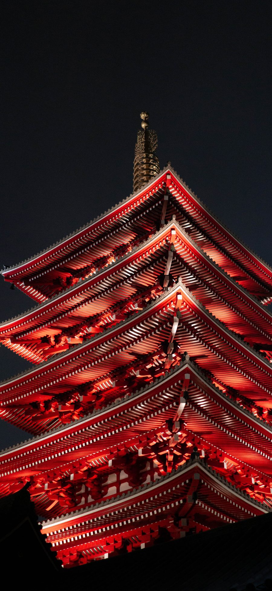 [2436×1125]浅草寺 寺庙 日本 地标 苹果手机壁纸图片