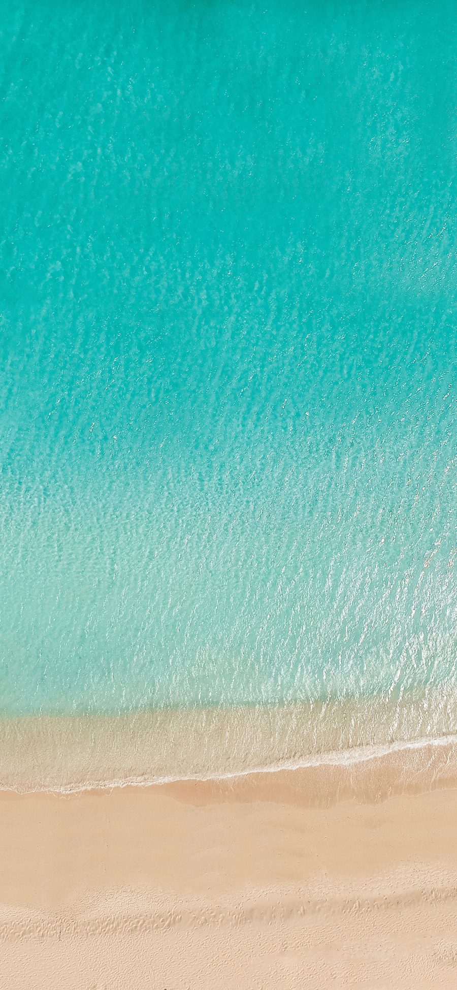 [2436×1125]海洋 海水 沙滩 清澈 苹果手机壁纸图片