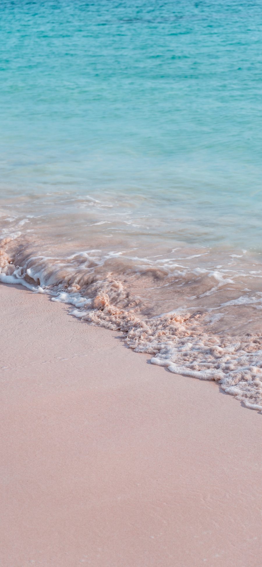 [2436×1125]海浪 海水 沙滩 清澈 苹果手机壁纸图片