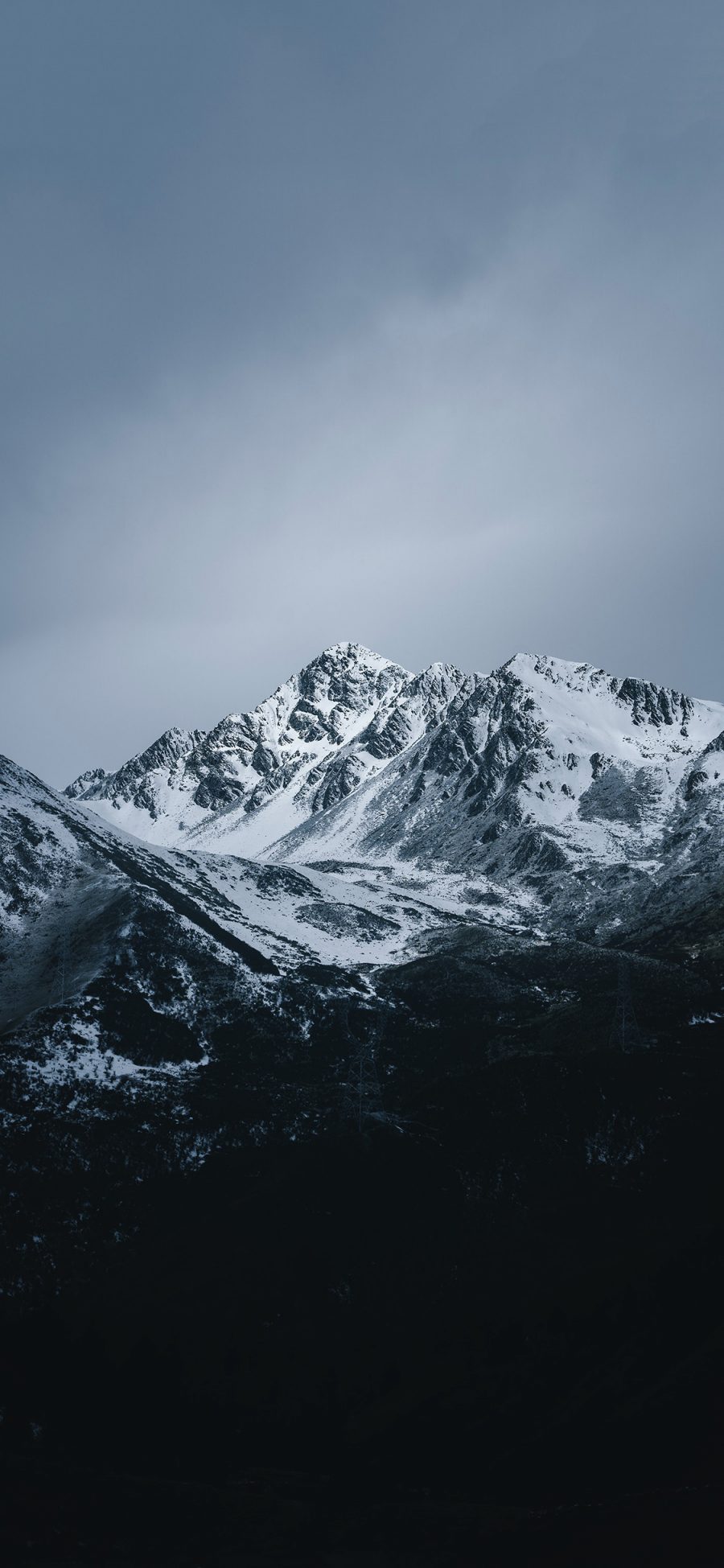 [2436×1125]自然 山峰 雪山 风景 苹果手机壁纸图片