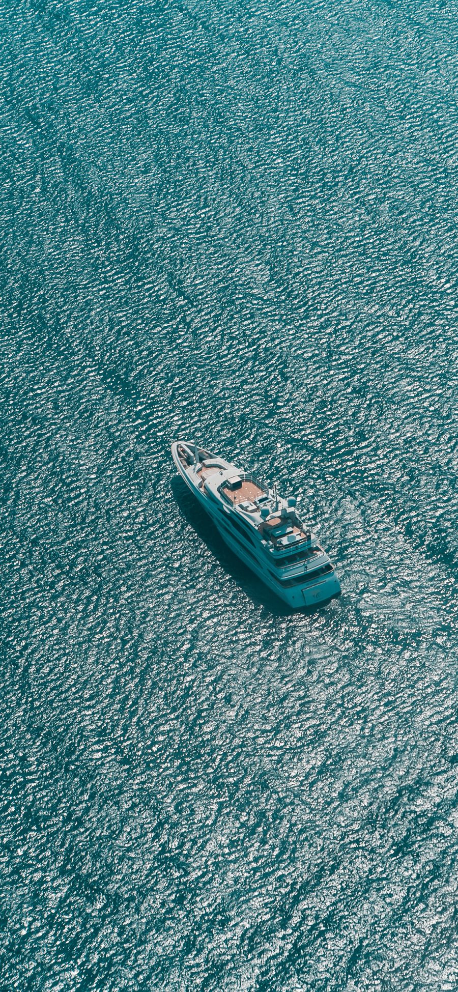 [2436×1125]轮船 大海 海浪 游轮 苹果手机壁纸图片