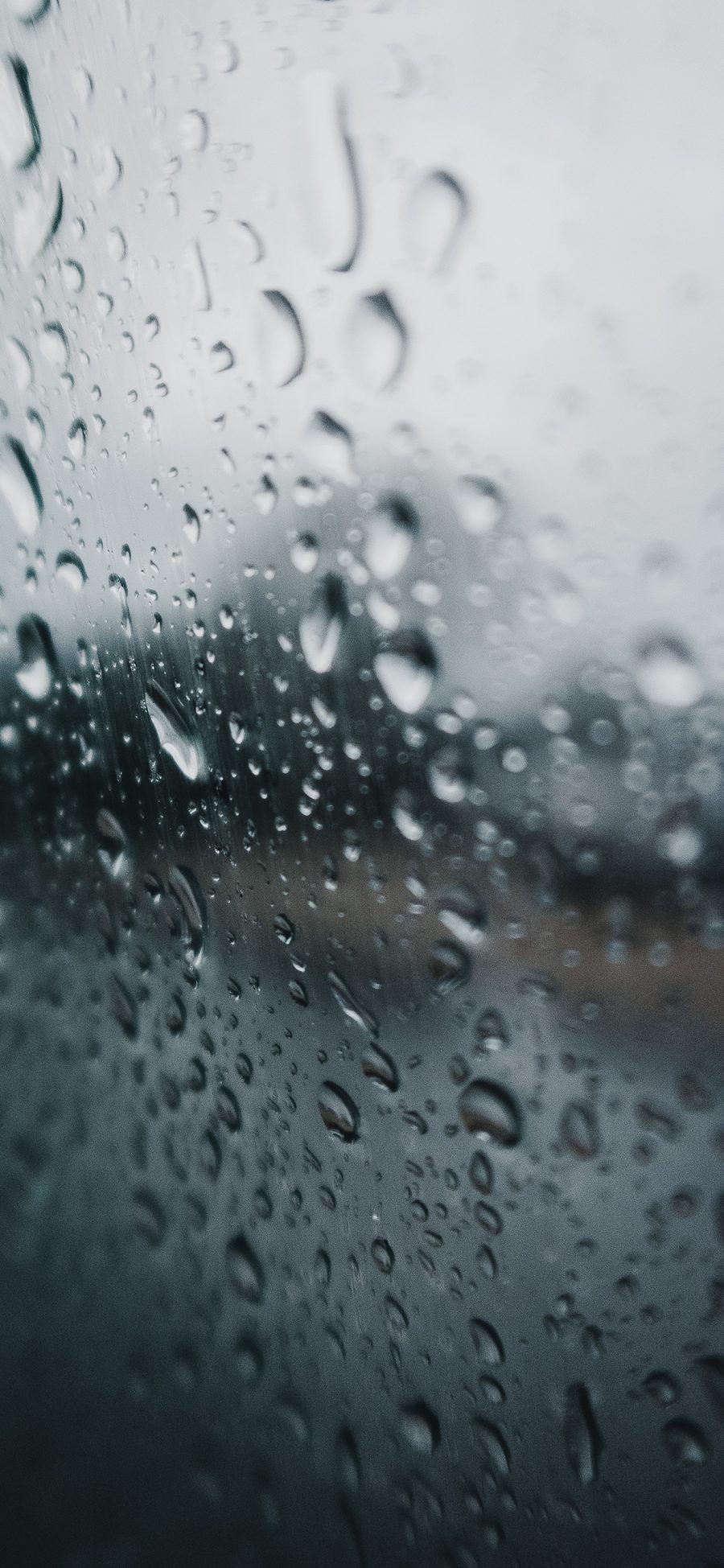 [2436×1125]雨水 玻璃 窗户 水滴 苹果手机壁纸图片