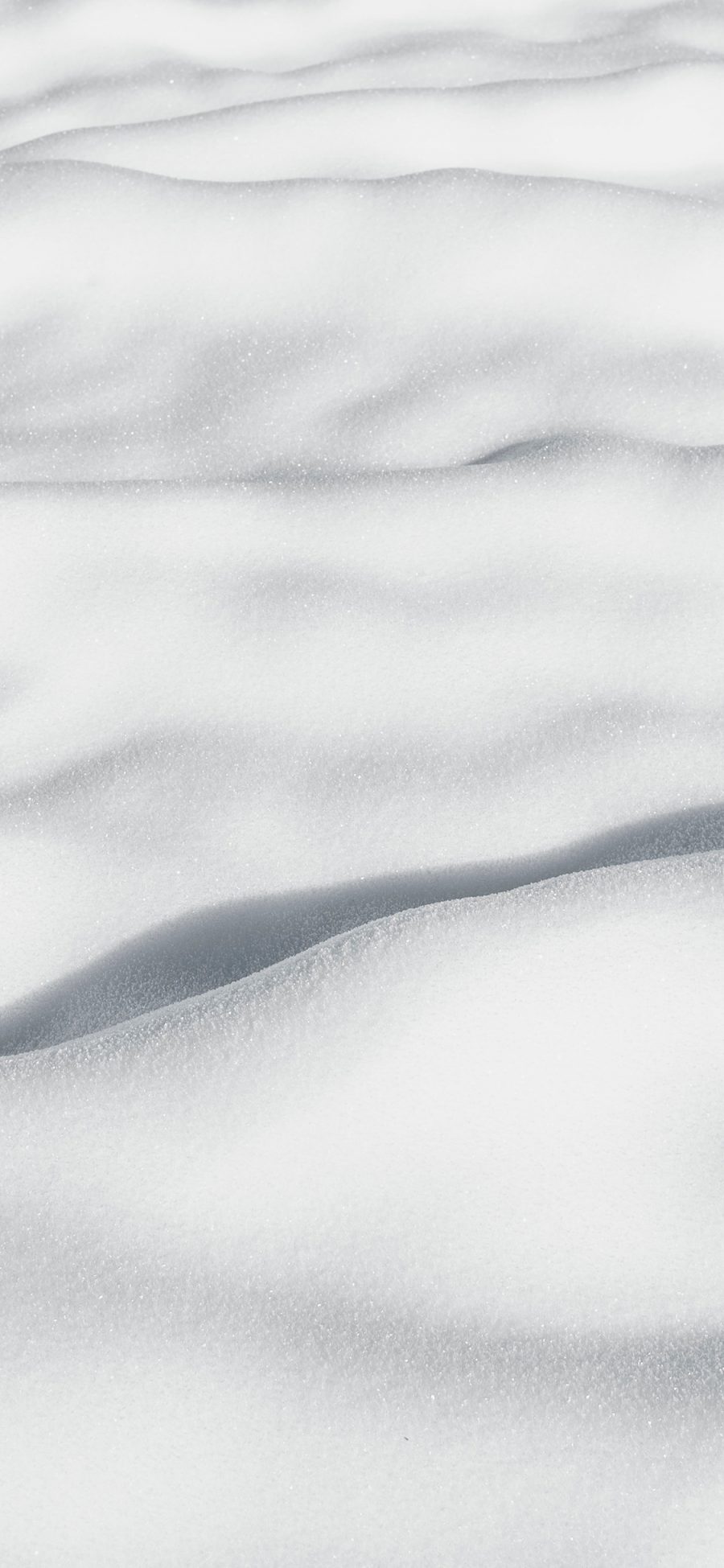 [2436×1125]雪地 白色 冬季 简约 苹果手机壁纸图片