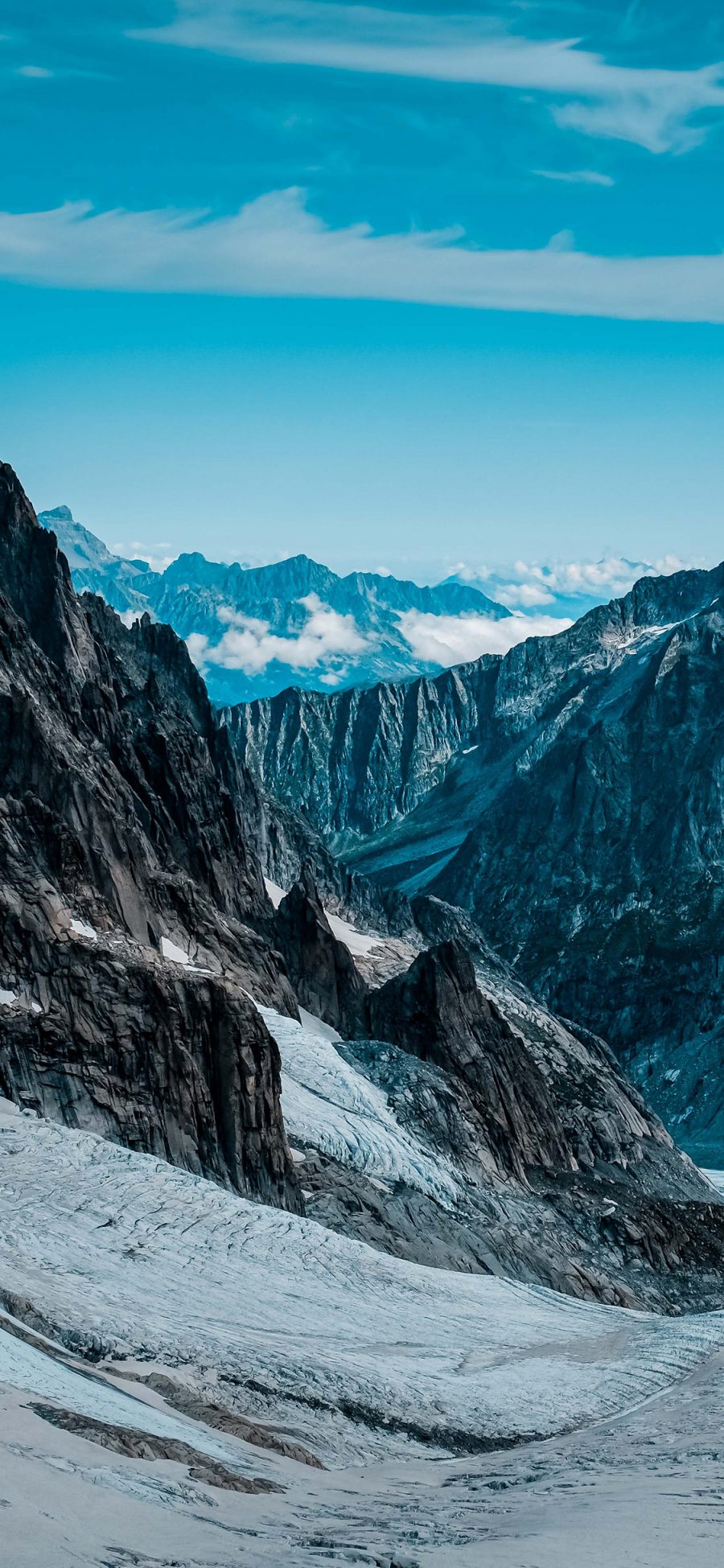 [2436×1125]雪山 大自然 山峰 山川 苹果手机壁纸图片