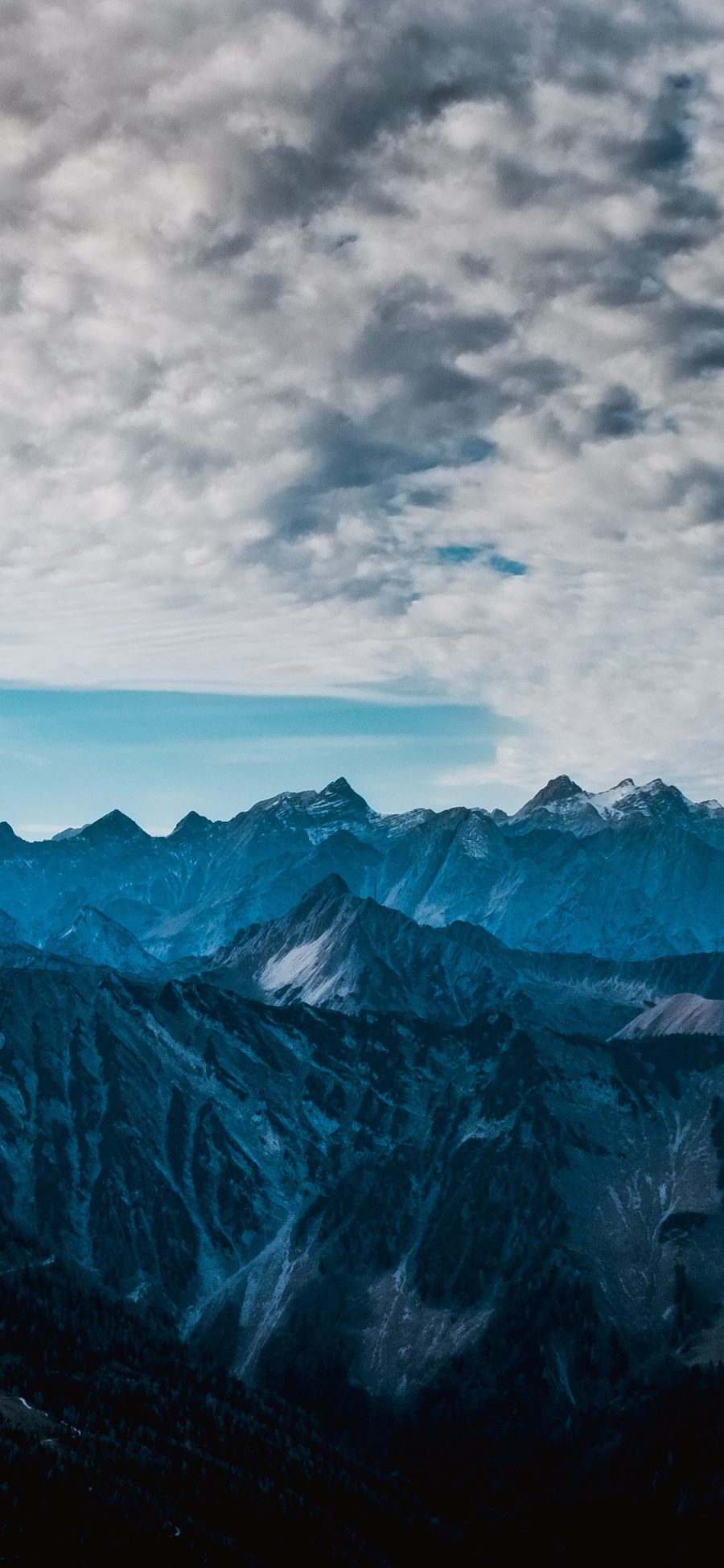 [2436×1125]雪山 山川 大自然 天空 苹果手机壁纸图片