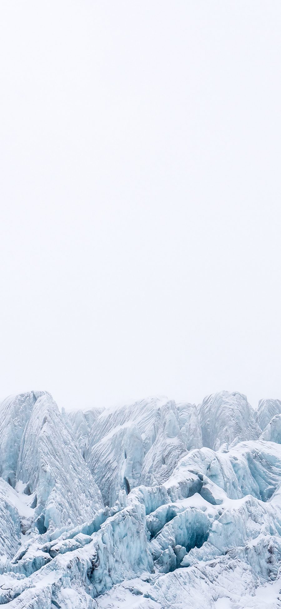 [2436×1125]雪山 雪景 白色 冬季 冬天 苹果手机壁纸图片