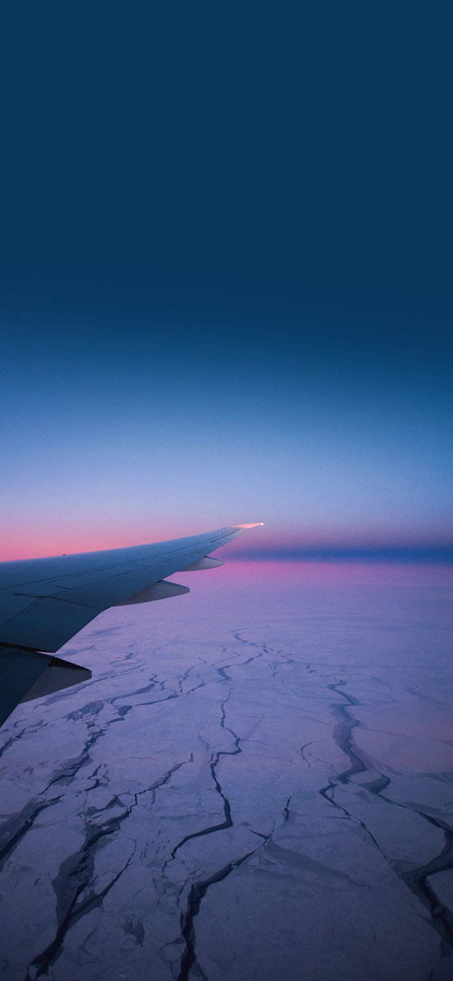 [2436×1125]高空 飞机 机翼 航空 飞行 苹果手机壁纸图片