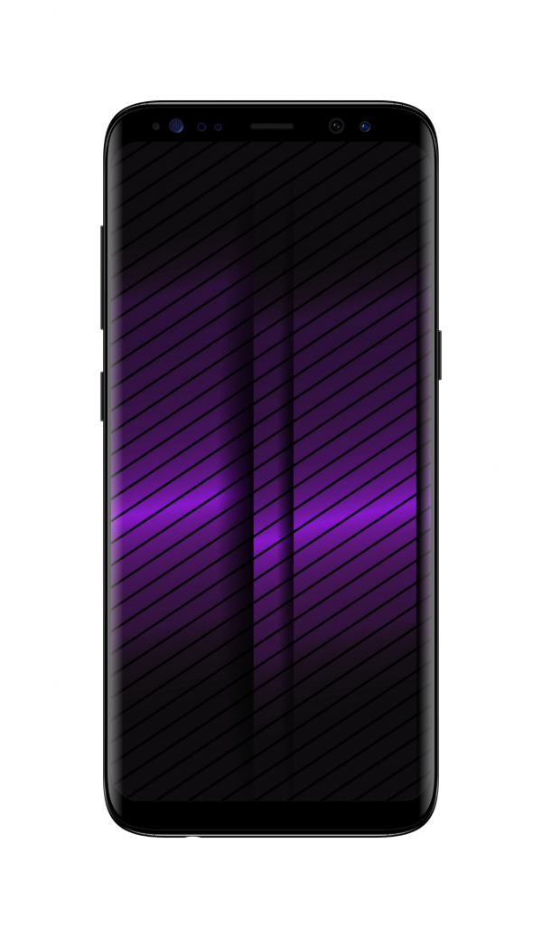 2400x1080 黑色 紫色 条纹 抽象 手机壁纸图片