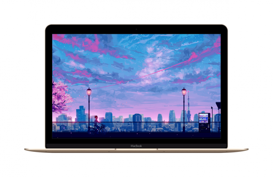 【电脑壁纸】SeerLight动漫都市风景绘画4k高清电脑壁纸